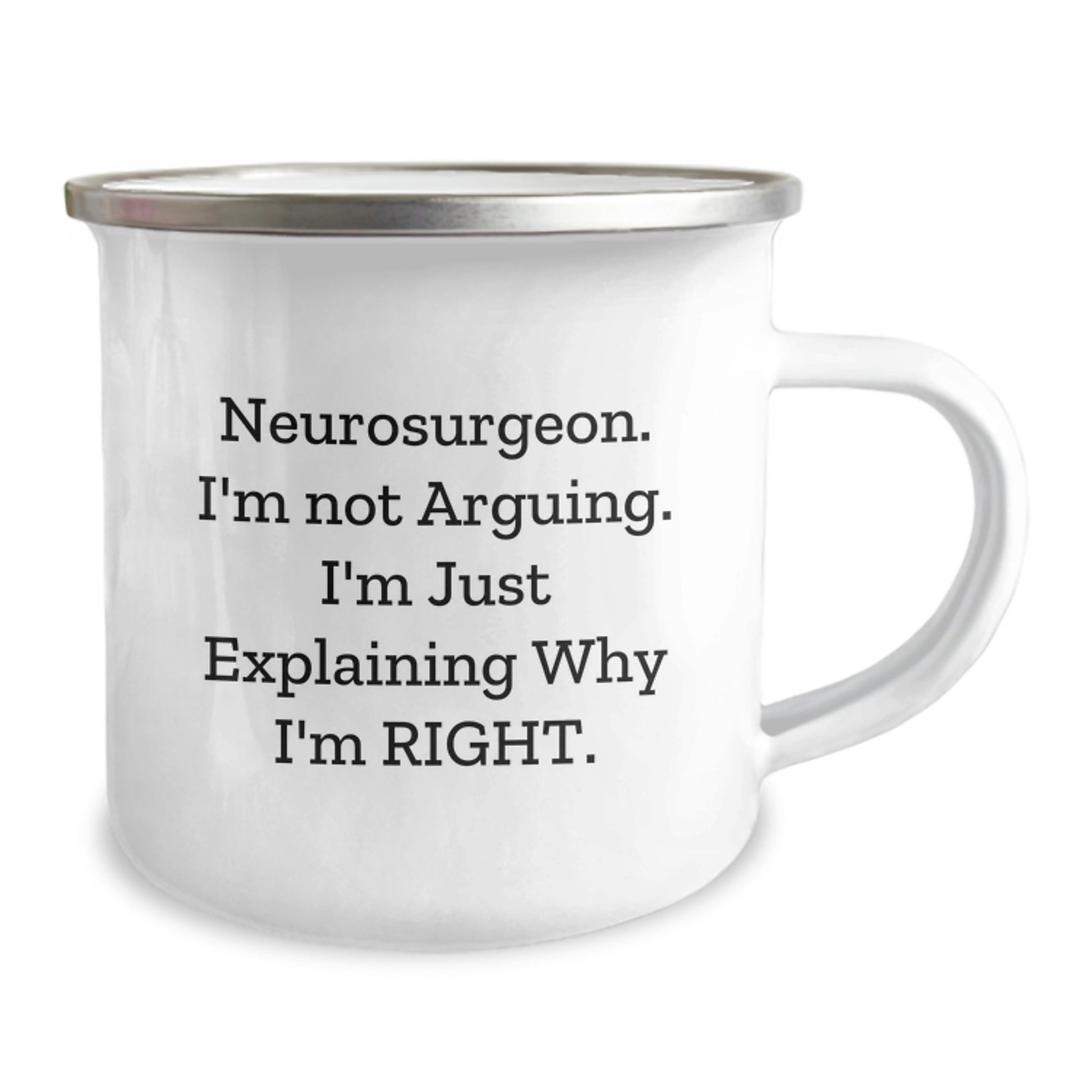 Funny Neurosurgeon Gifts for Men, Unique Camping Mug for Graduation,  - Image 2