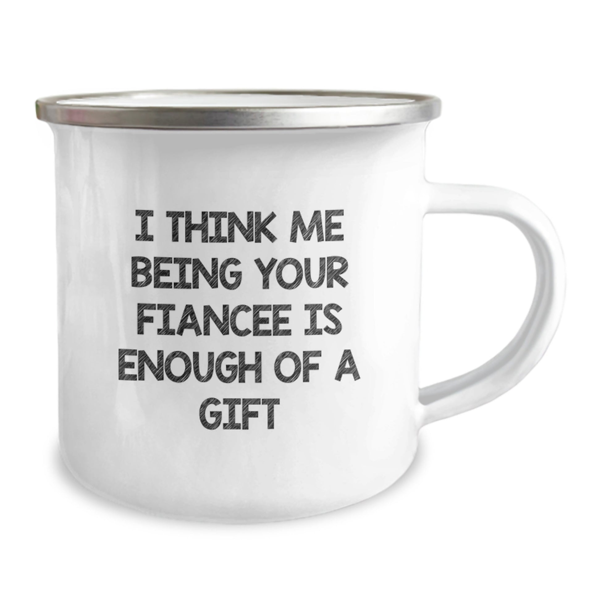 Fiancee Adventurous Camping Mug Novelty Birthday Gift for Friends - Image 2
