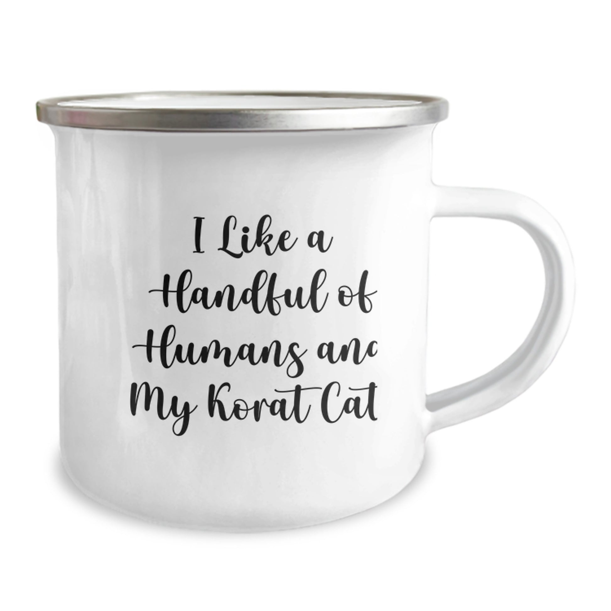 Korat Cat Lover Gifts from Friends, Funny Camping Mug for Korat Cat Enthusiasts, Birthday Unique Gifts for Men Women Family Korat Cat Fans - Image 2