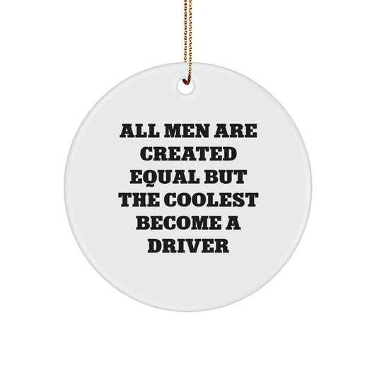 Driver Keepsake Christmas Ornament for Him Gift - Image 1