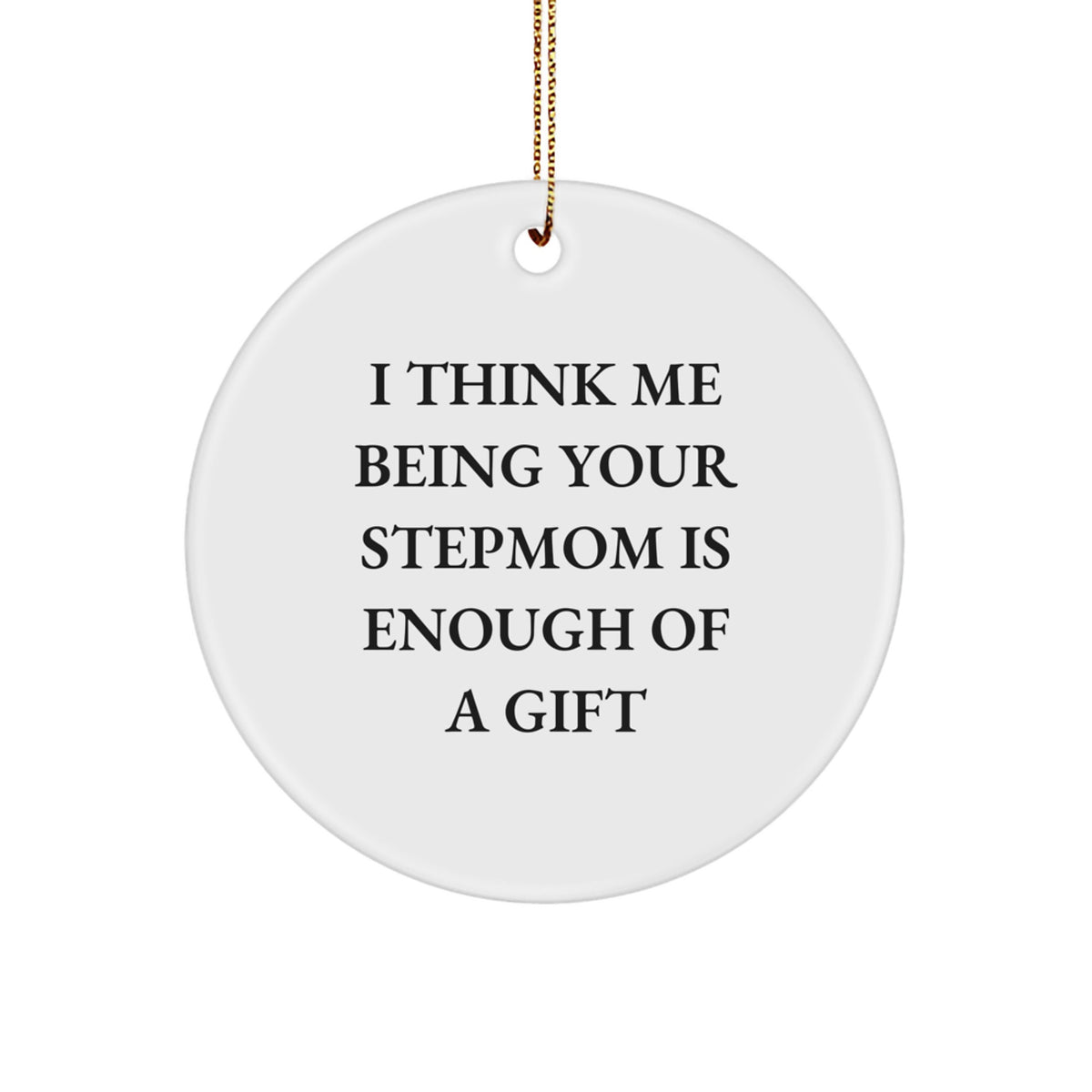 Teen Stepmom Memento Christmas Ornament Gift - Image 1