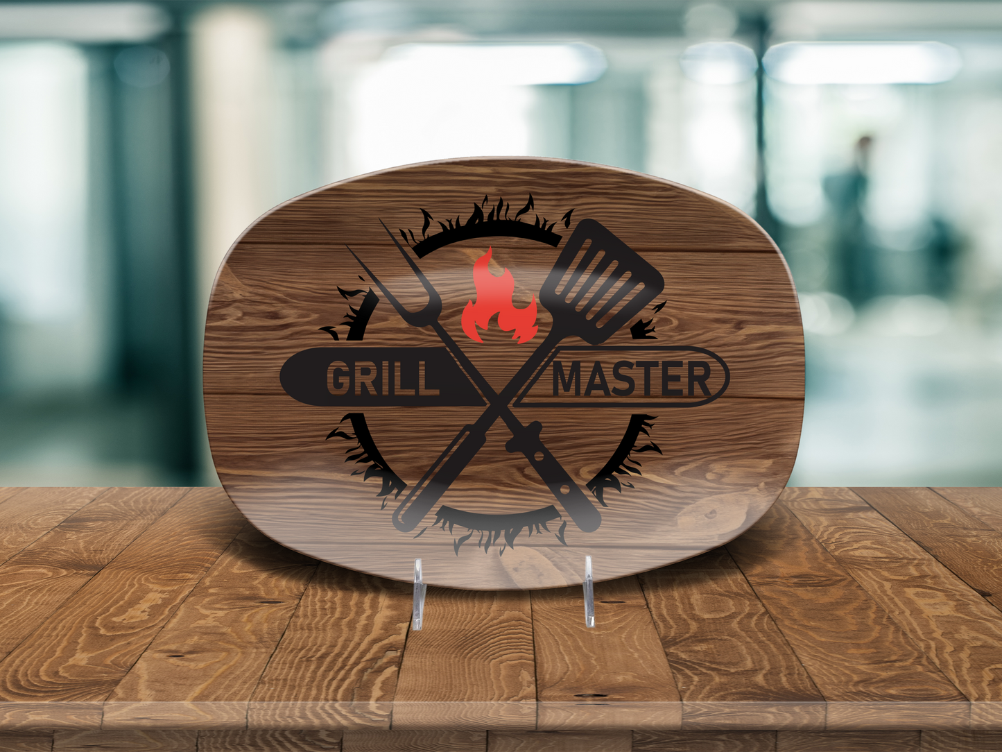 Grill Master Platter for Dad for the Barbecuing God in your Life