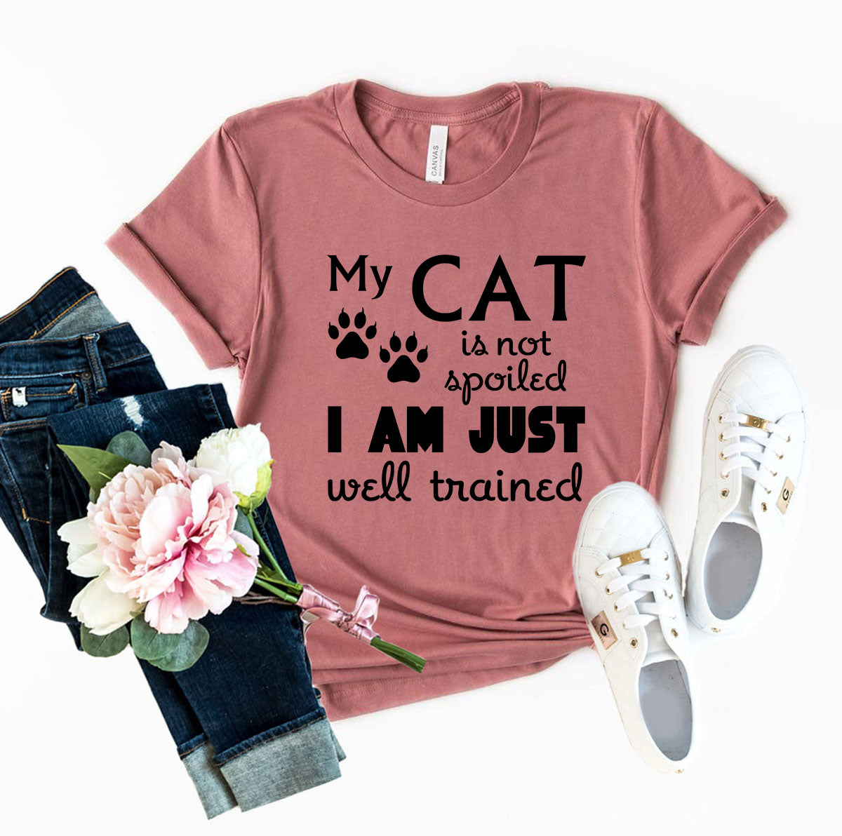 My Cat Is Not Spoiled Women's T-Shirt
