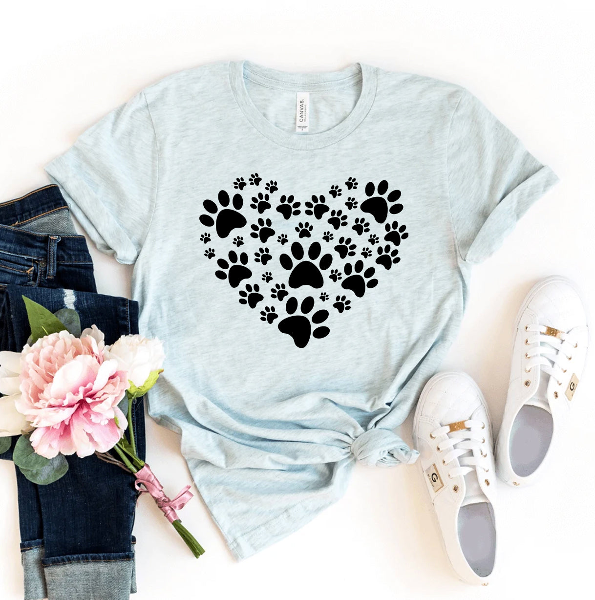 Paw Heart Women's T-shirt