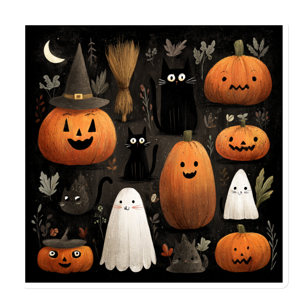 Spooky Halloween Magnet