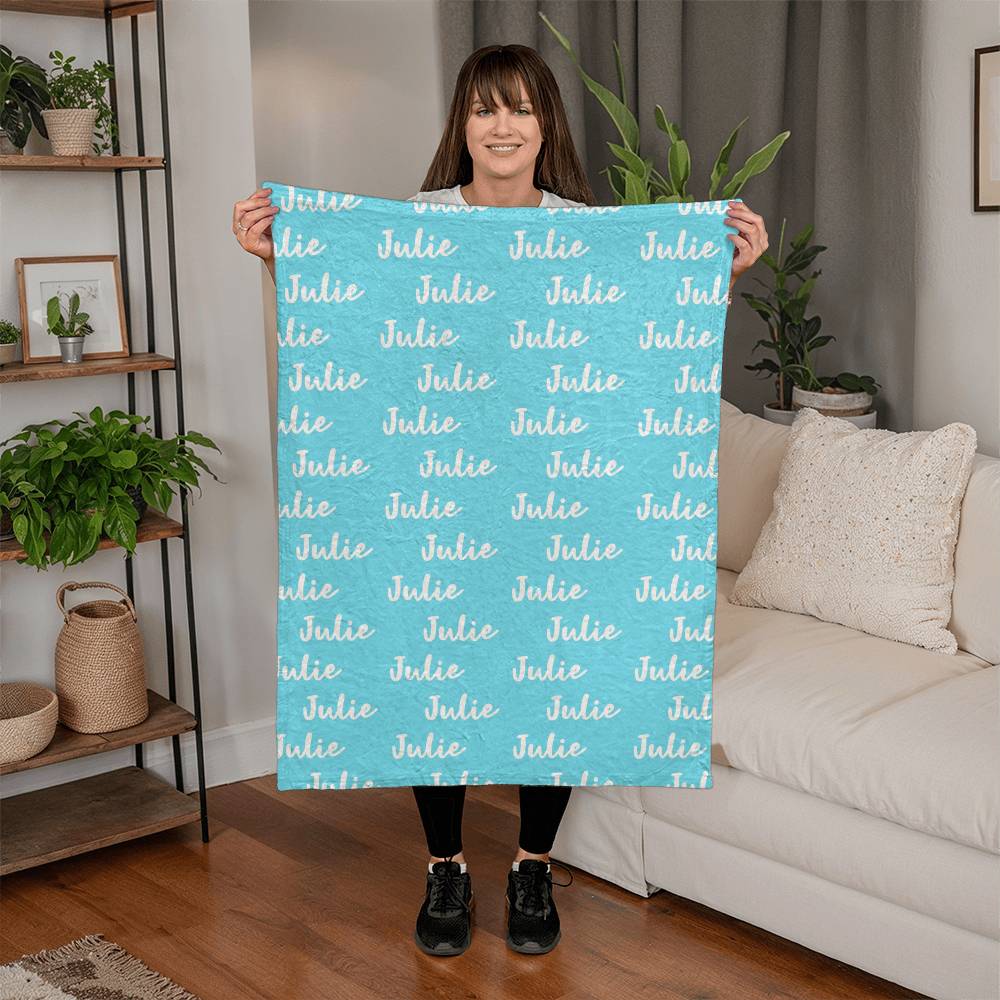 Personalized Custom Name Baby Blanket
