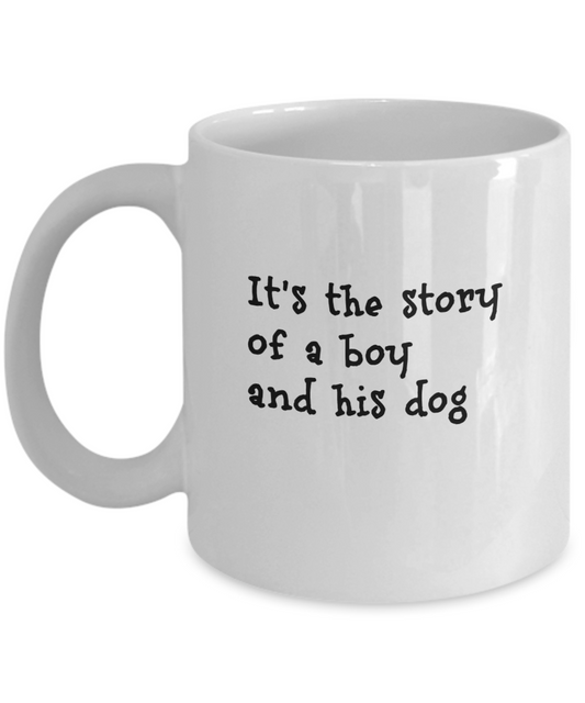 Boy Story Dog Mug