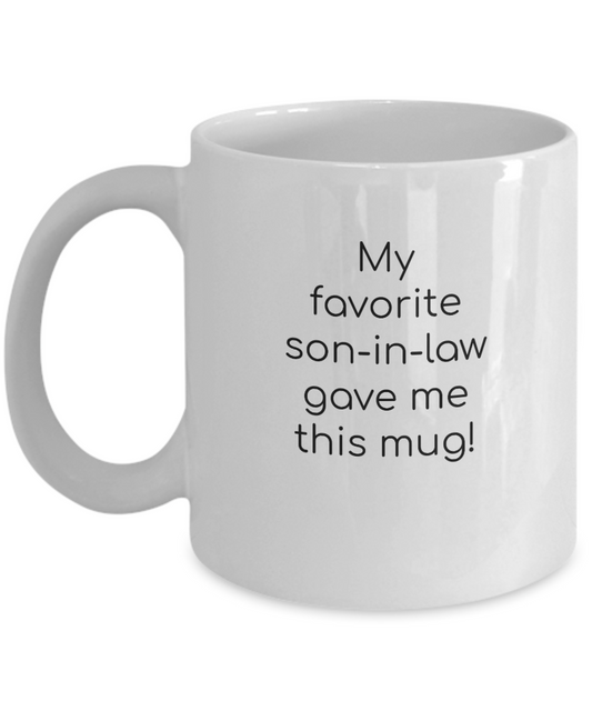 Favorite Son-In-Law Mug