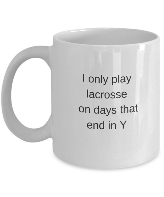 Lacrosse Player Mug