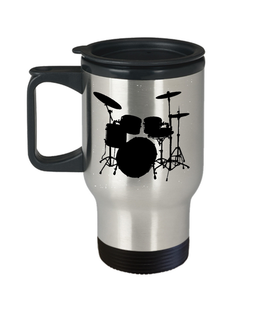 Drum Set Stainless Steel Insulated Travel Mug