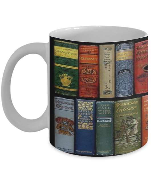 Book Lovers Novelty Mug