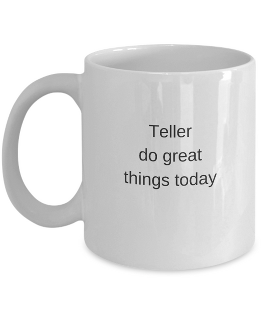 Bank Teller Mug