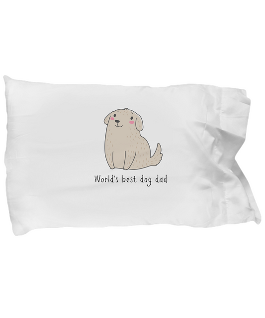 World's Best Dog Dad Pillowcase