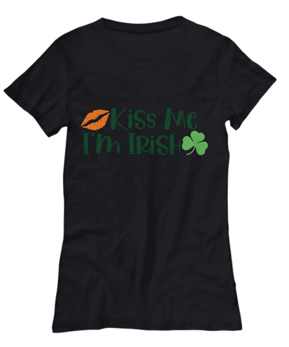 Kiss Me I'm Irish Women's T-Shirts