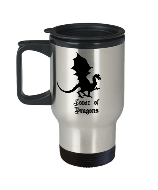 Lover of Dragons Travel Mug