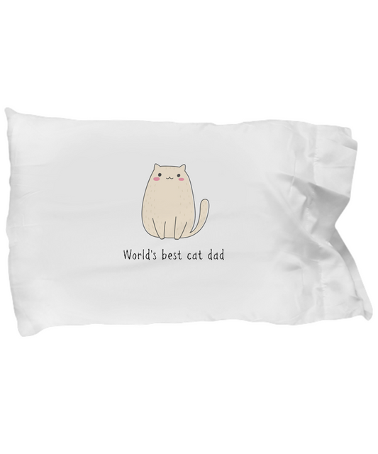 World's Best Cat Dad Pillowcases