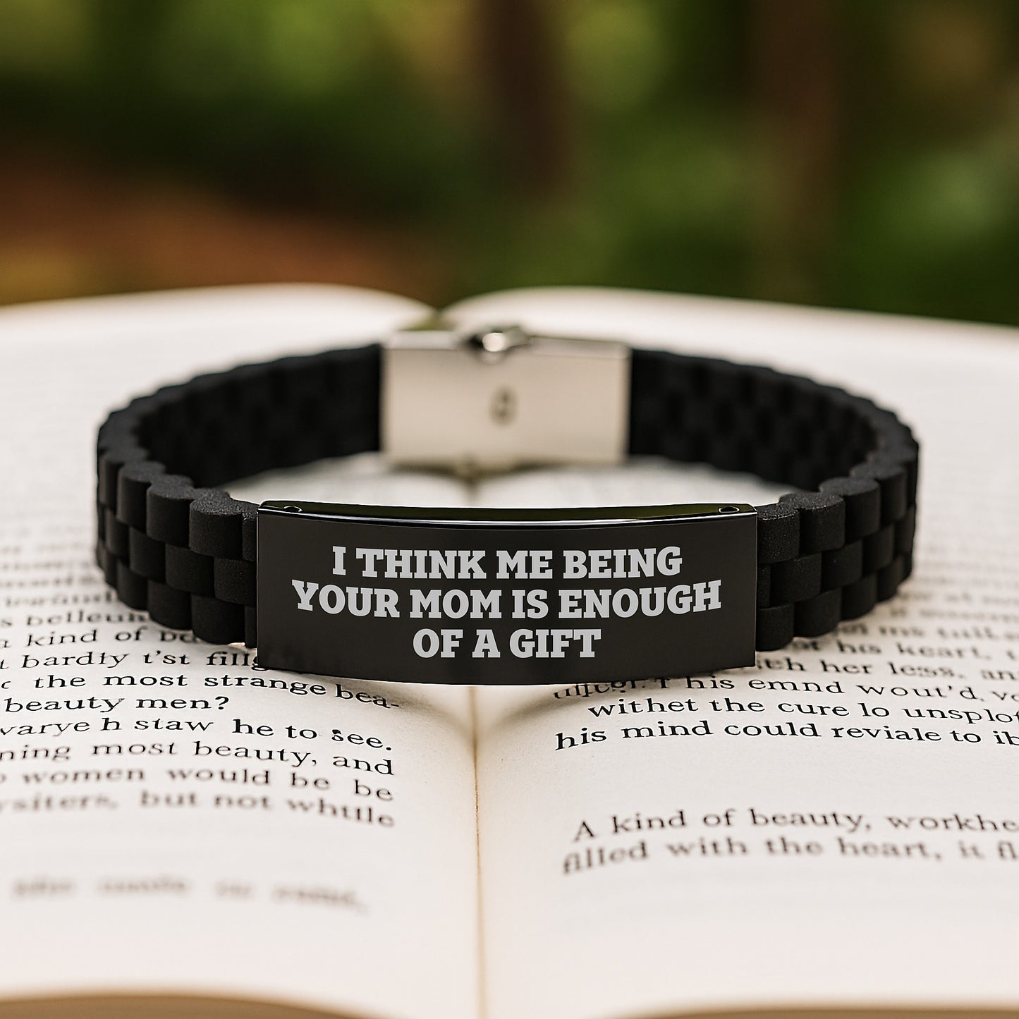 Mom Keepsake Glidelock Bracelet for Her Birthday Gift With Quote Elegant - Image 2