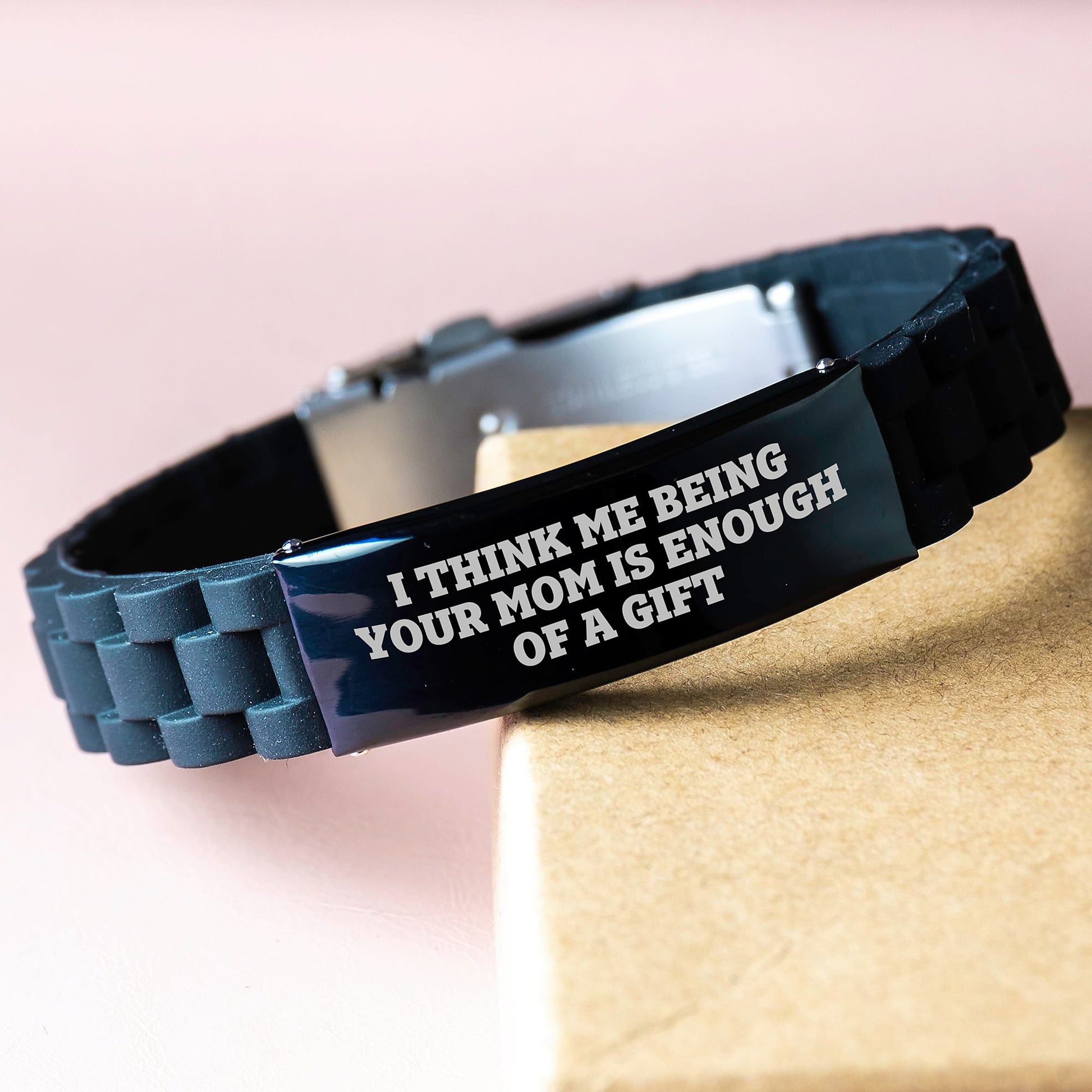 Mom Keepsake Glidelock Bracelet for Her Birthday Gift With Quote Elegant - Image 3
