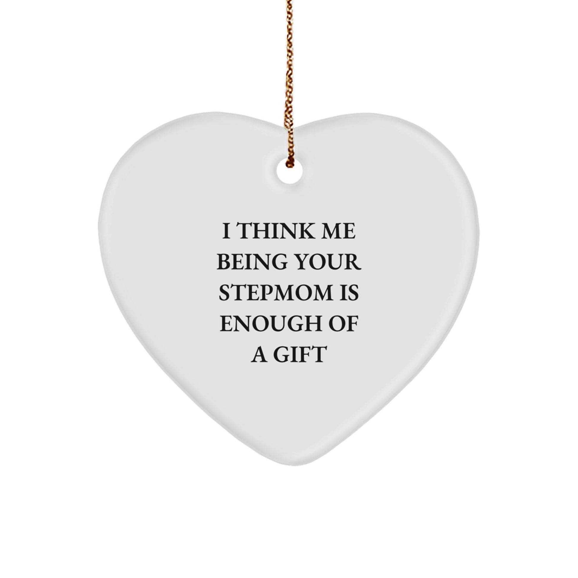 Stepmom Favorite Heart Ornament for Kids Christmas Gift Bright - Image 1