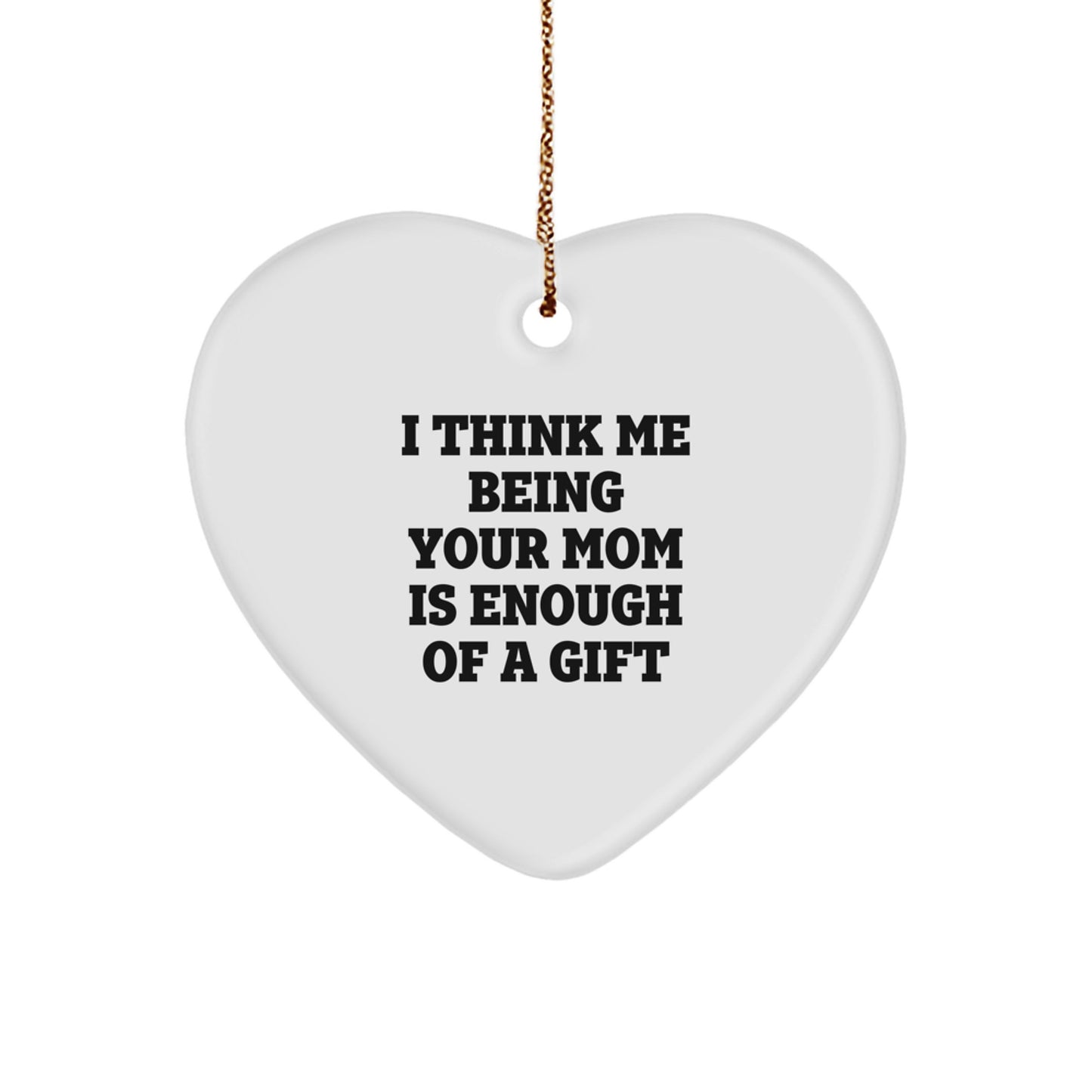 Mom Keepsake Christmas Ornament for Her Gift – Heartfelt Quote - Image 1