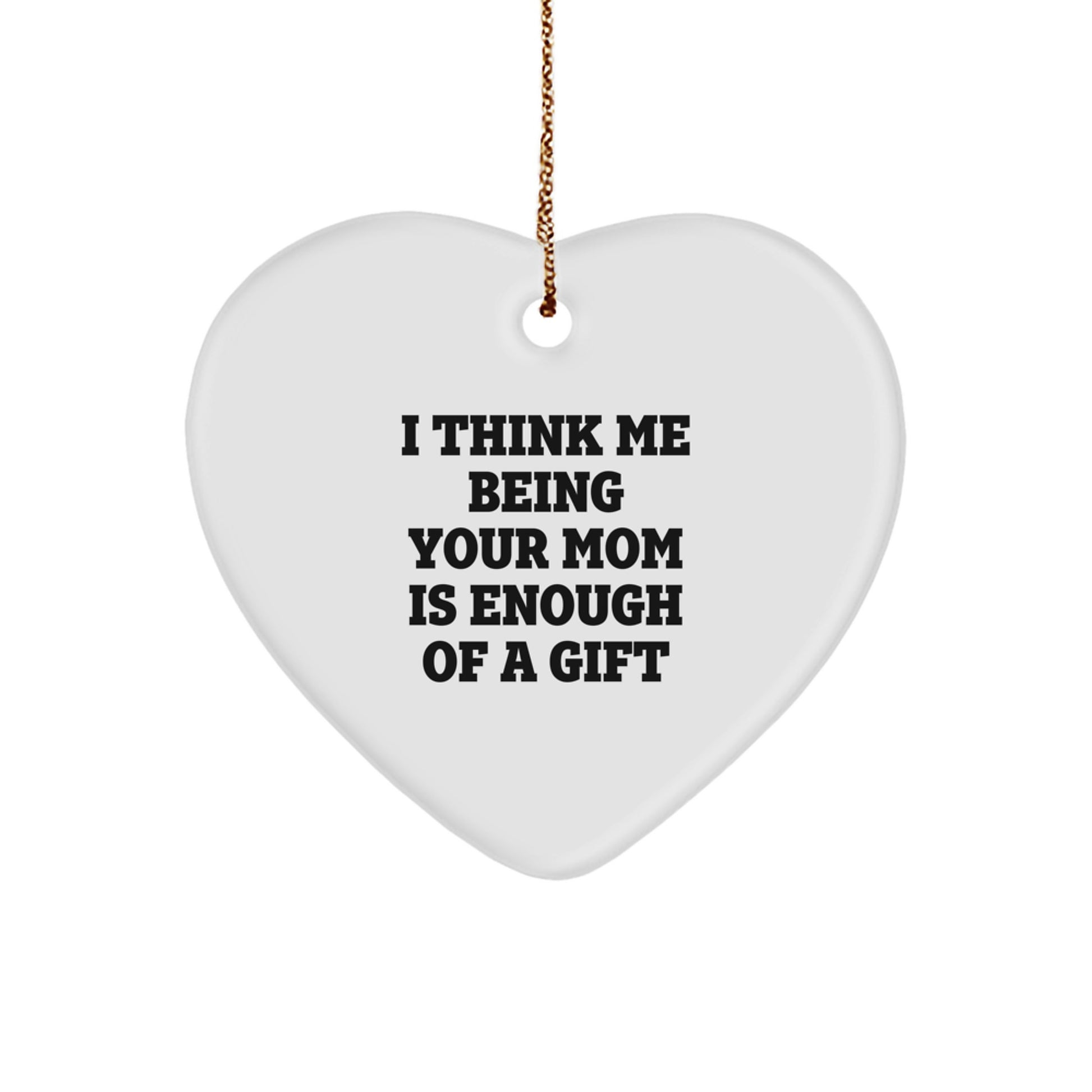 Mom Keepsake Christmas Ornament for Her Gift – Heartfelt Quote - Image 1