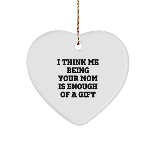Mom Keepsake Christmas Ornament for Her Gift – Heartfelt Quote - Image 1