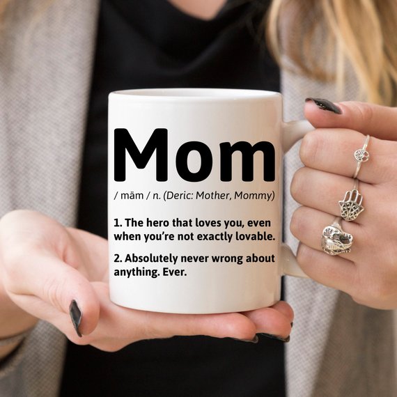 The Definition of a Mom Coffee Mug