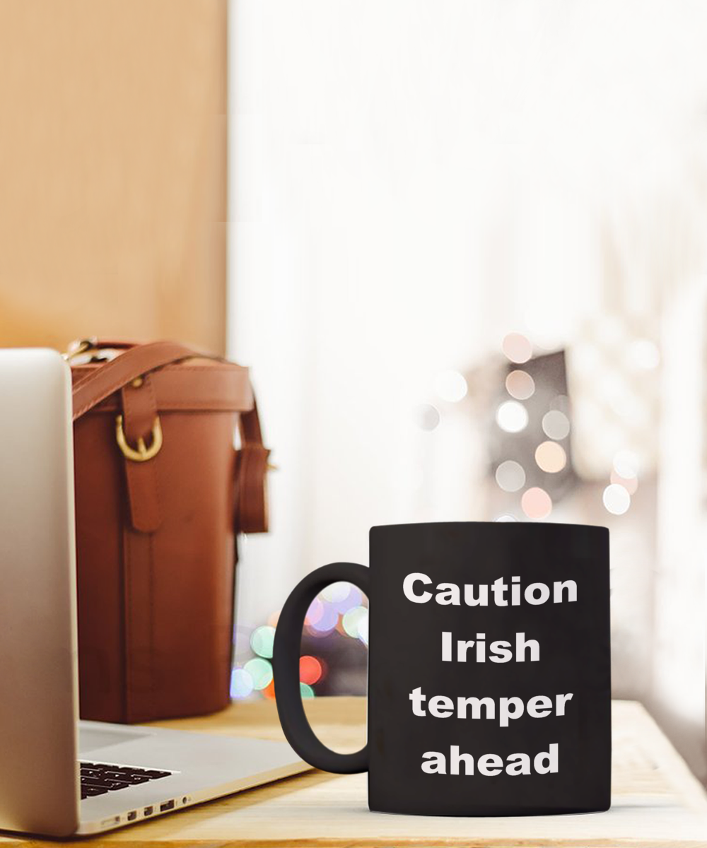 Irish Temper Ahead Black 15 ounce