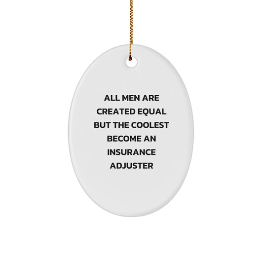 Insurance Adjuster Keepsake Christmas Ornament for Him Surprise Gift - Image 1