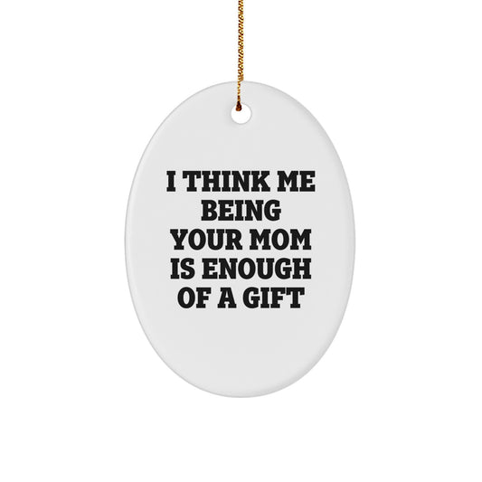 Mom Keepsake Christmas Ornament for Her Gift Heartfelt Love Message - Image 1