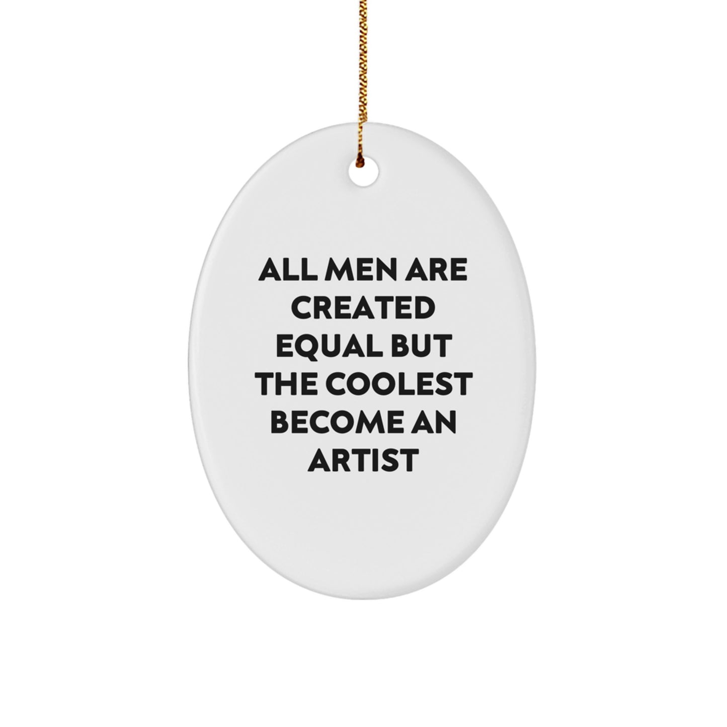 Artist Keepsake Christmas Ornament for Him Gift - Image 1
