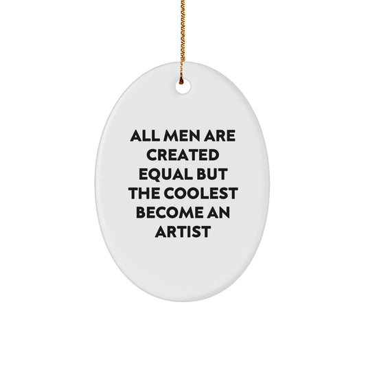 Artist Keepsake Christmas Ornament for Him Gift - Image 1