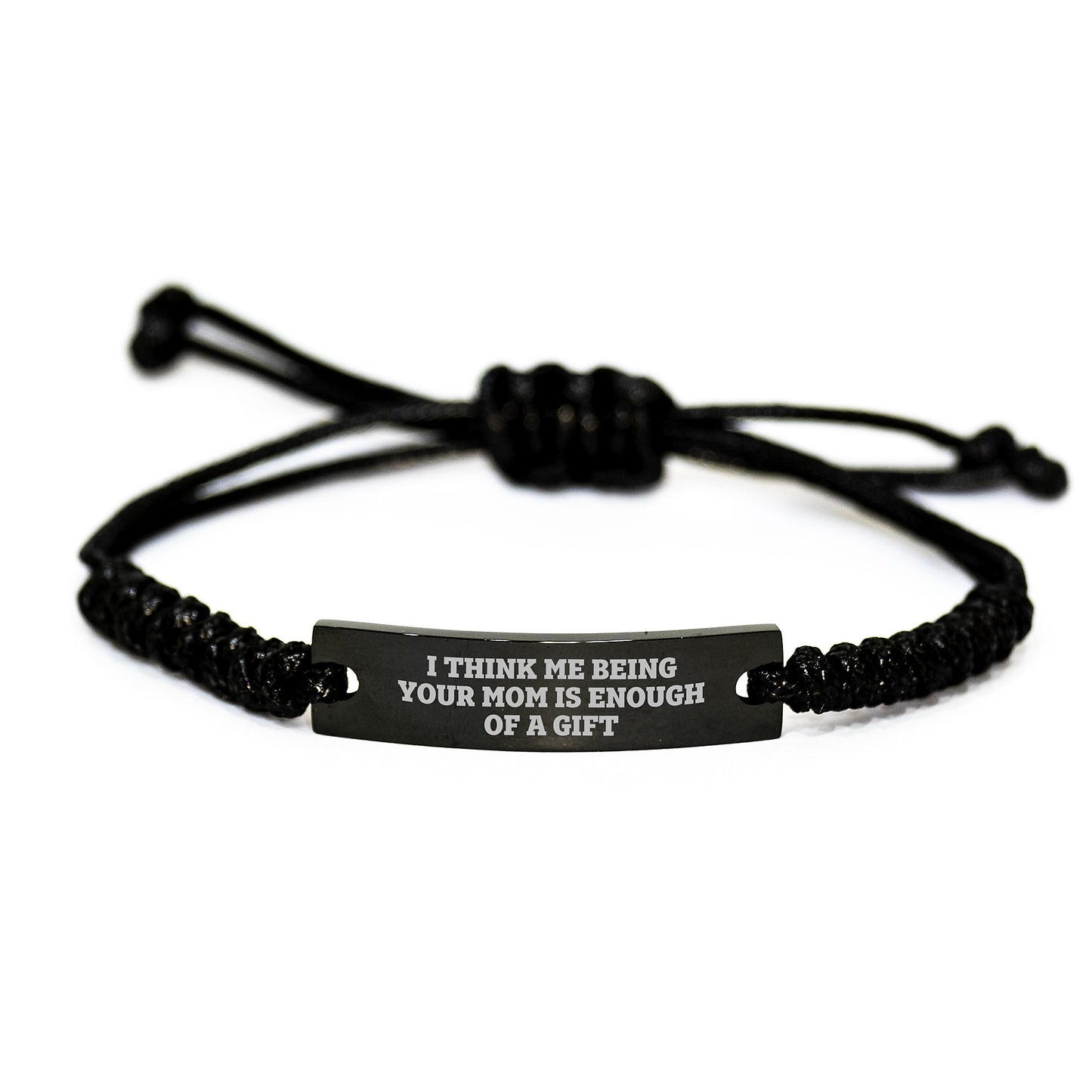 Elegant Mom Keepsake Rope Bracelet Handcrafted for Her Birthday Gift - Image 1