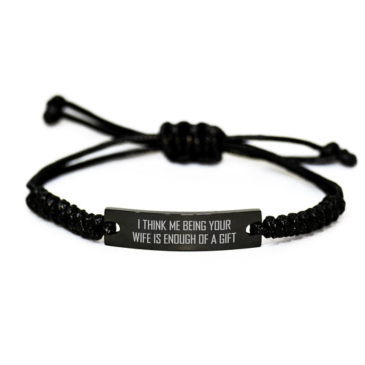 Wife Keepsake Rope Bracelet Birthday Gift for Her - Image 1