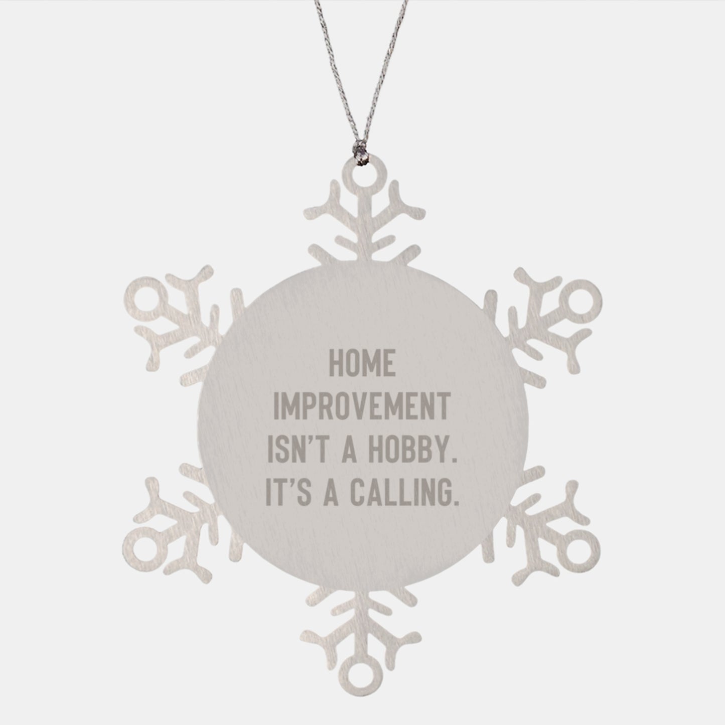 Home Improvement Snowflake Ornament Gifts from Friends for Men and Women at Christmas Time - Image 1