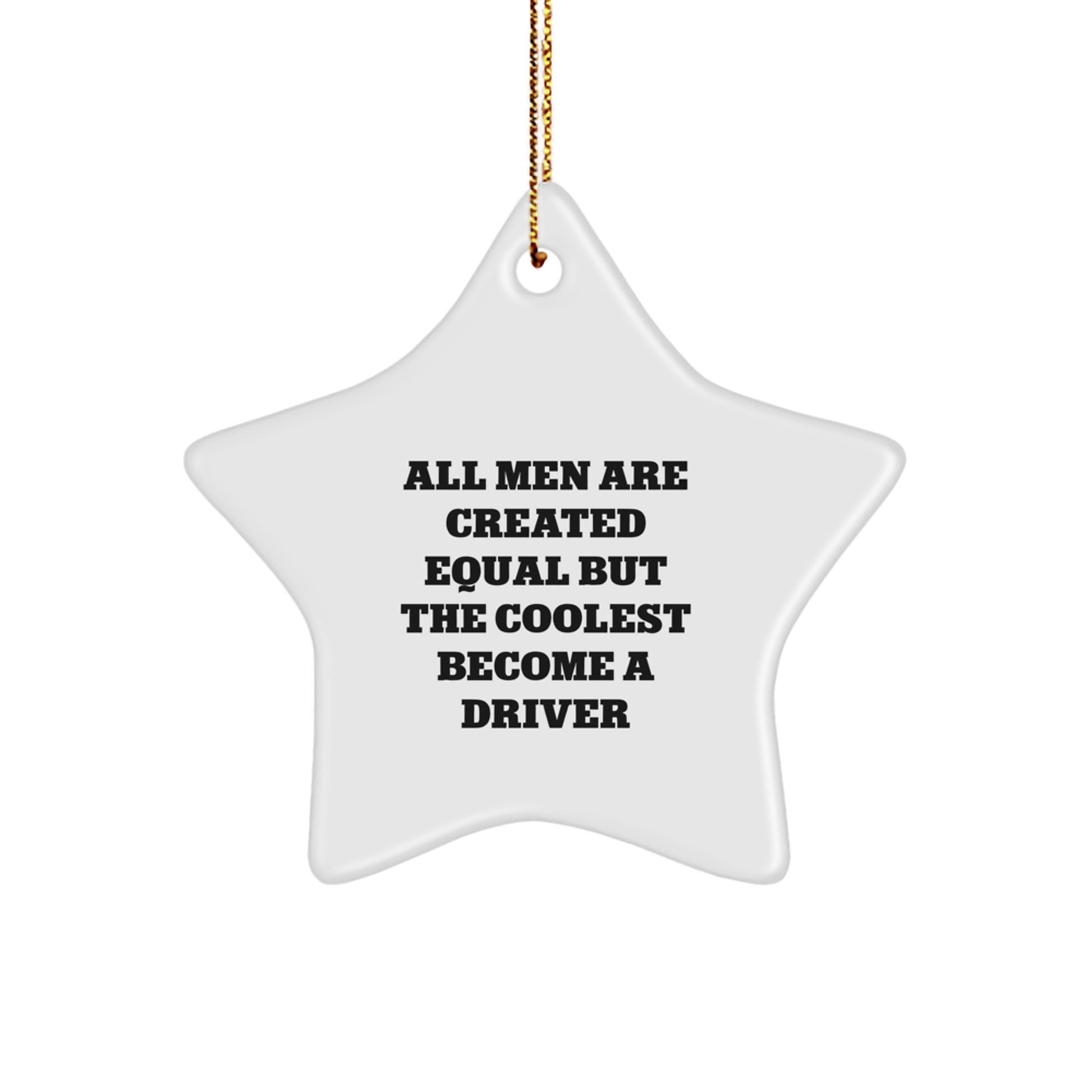 Driver Keepsake Christmas Ornament for Him Gift - Image 1