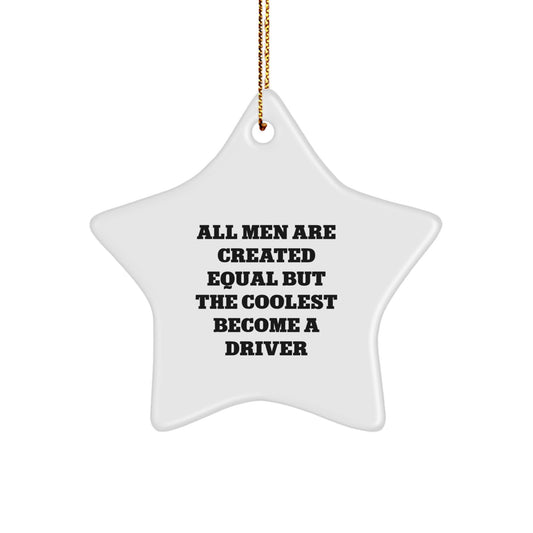 Driver Keepsake Christmas Ornament for Him Gift - Image 1