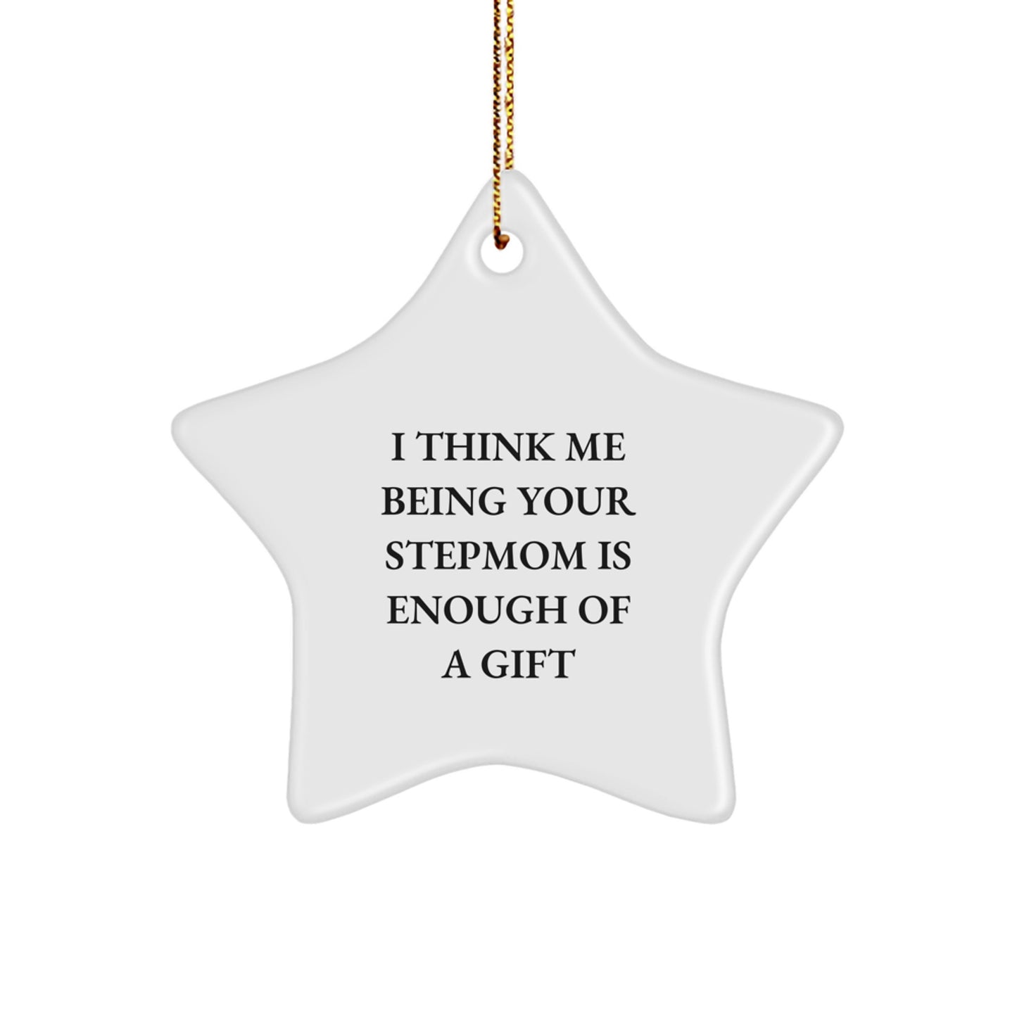 Stepmom Favorite Star Ornament for Kids Christmas Gift - Image 1