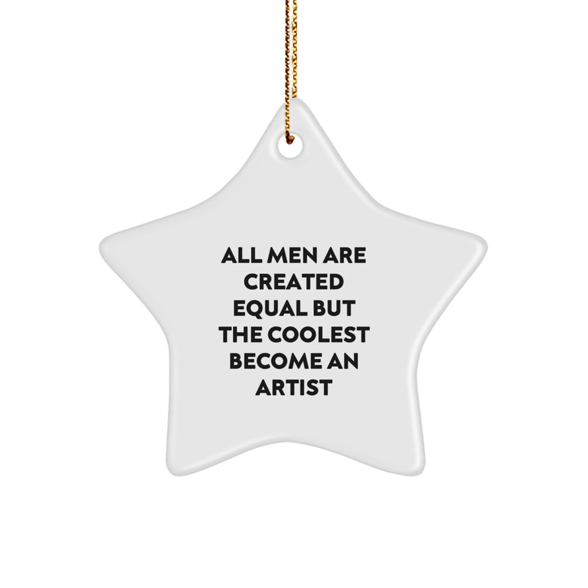 Artist Keepsake Christmas Ornament for Him Gift - Image 1