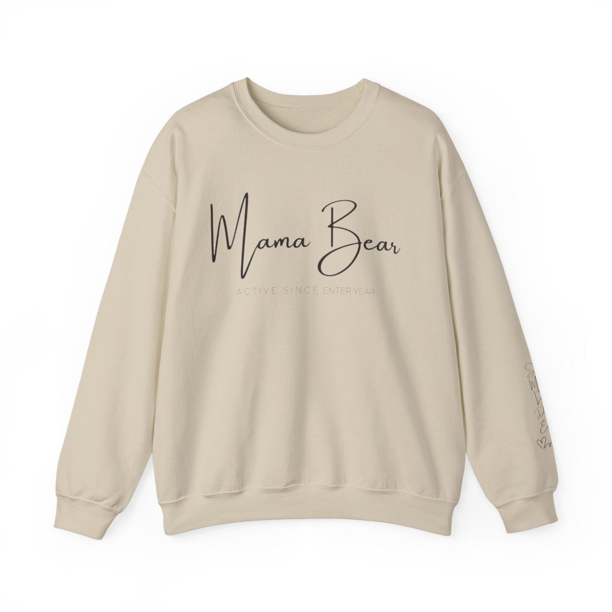 Mama Bear Personalizable Sweatshirt for Mother's Day and Mama Bears