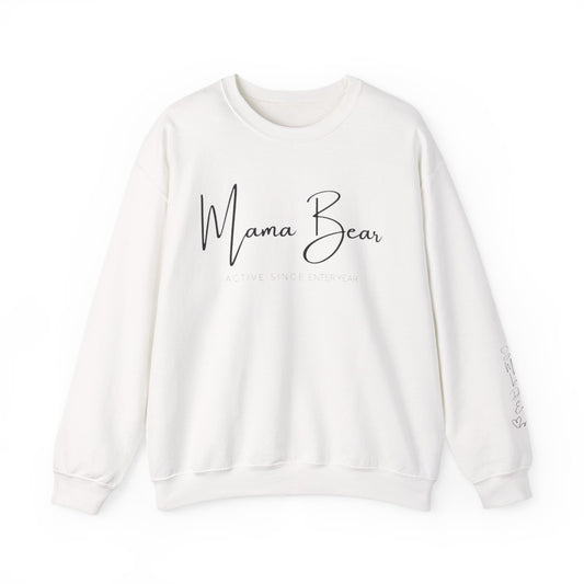 Mama Bear Personalizable Sweatshirt for Mother's Day and Mama Bears