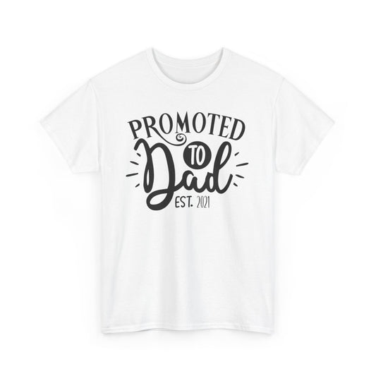 Personalized Promoted to Dad T-Shirt