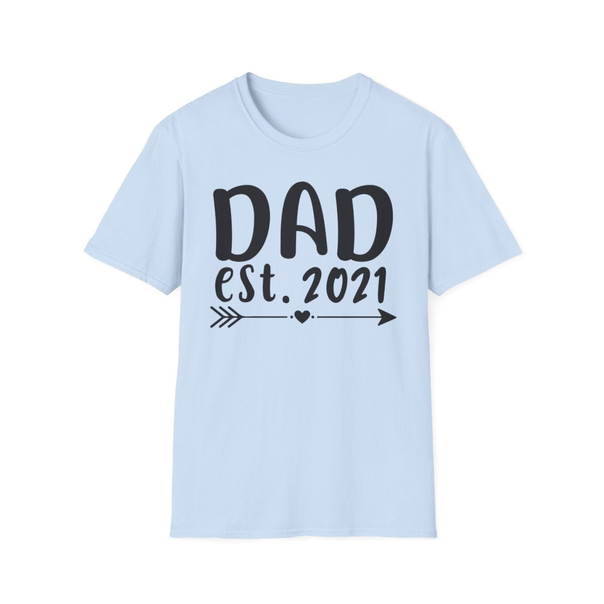 Personalized Dad Est. T-Shirt - Custom Date Gift for Dad