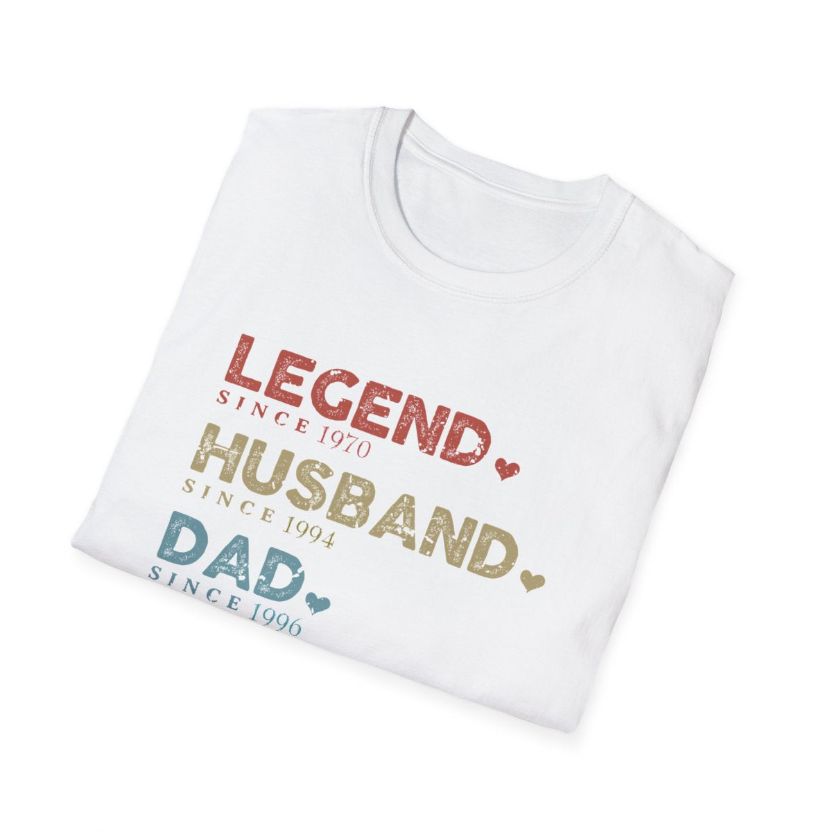 Legend, Husband, Dad, Grandpa - Personalized T-Shirt