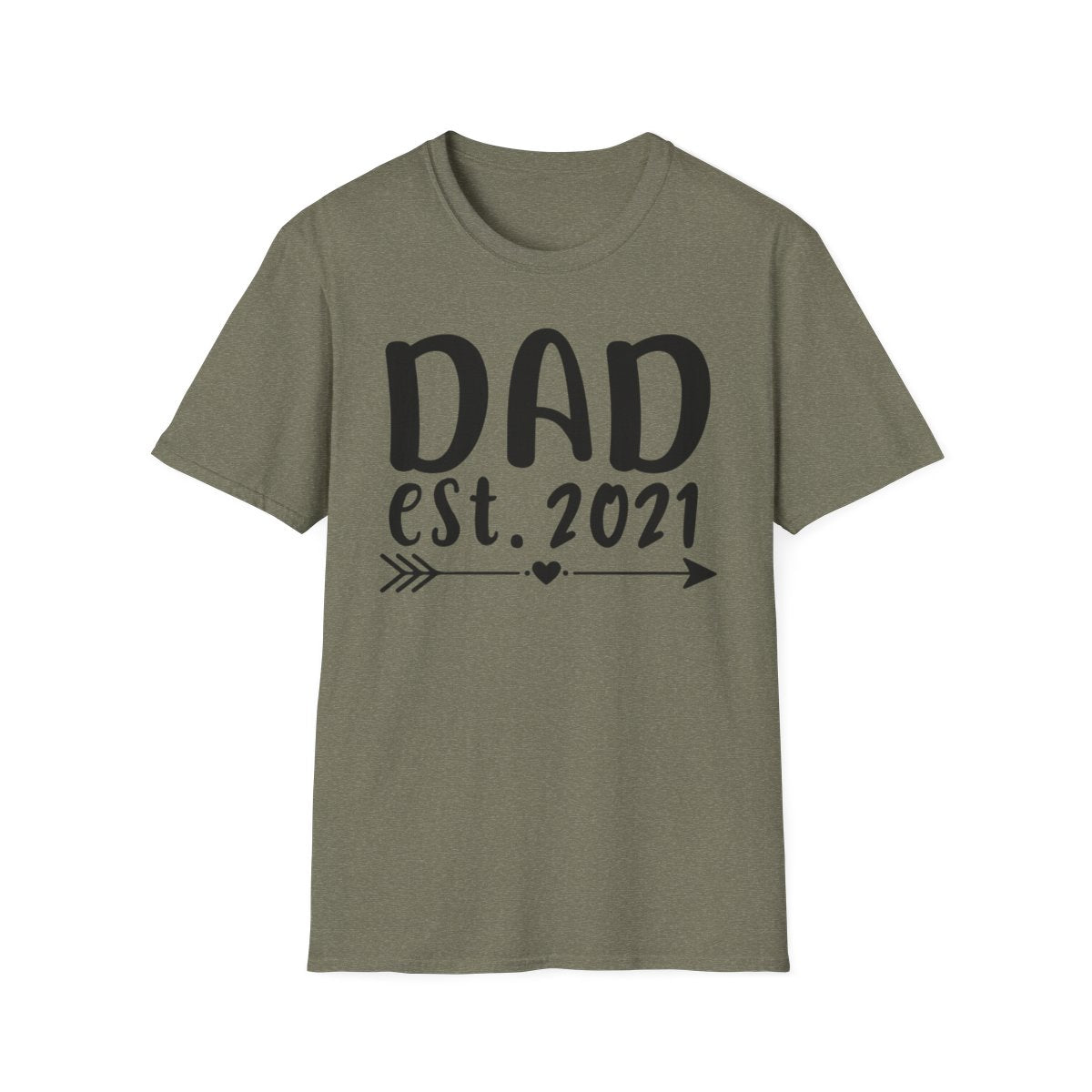 Personalized Dad Est. T-Shirt - Custom Date Gift for Dad