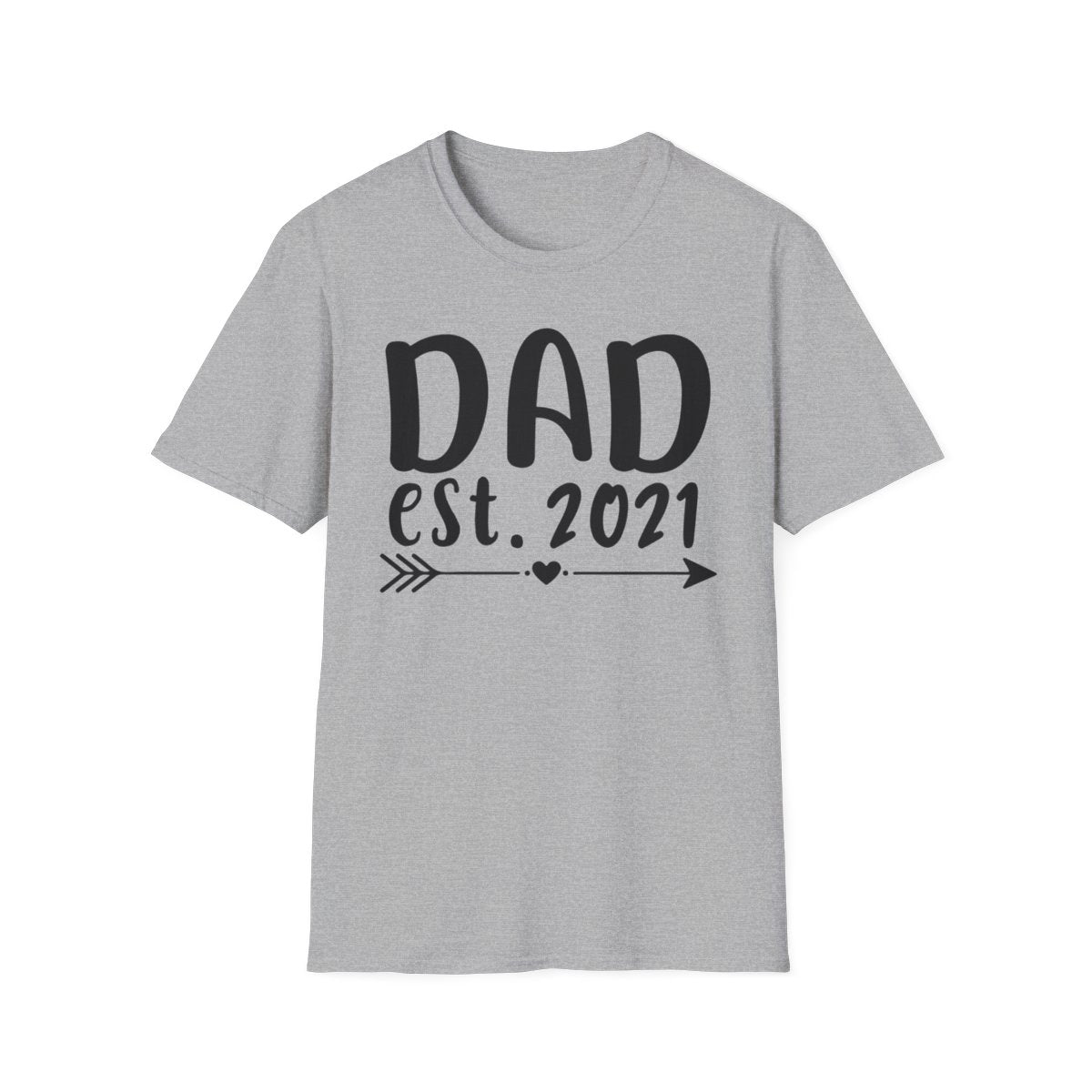 Personalized Dad Est. T-Shirt - Custom Date Gift for Dad