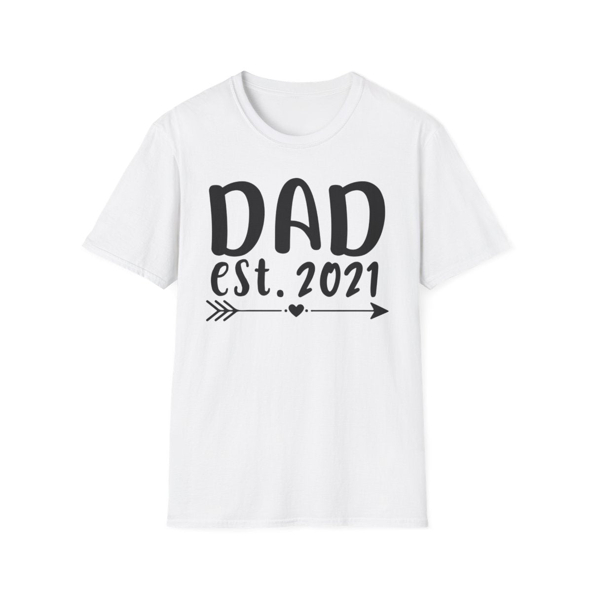 Personalized Dad Est. T-Shirt - Custom Date Gift for Dad
