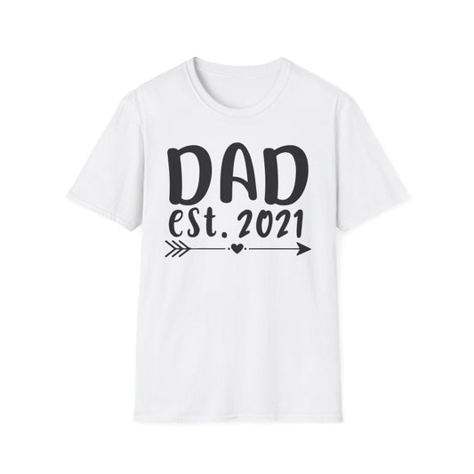 Personalized Dad Est. T-Shirt - Custom Date Gift for Dad
