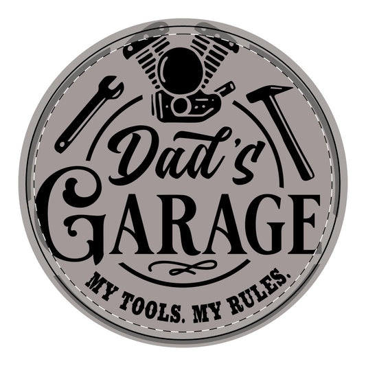 Dad's Garage Wooden Hanging Sign